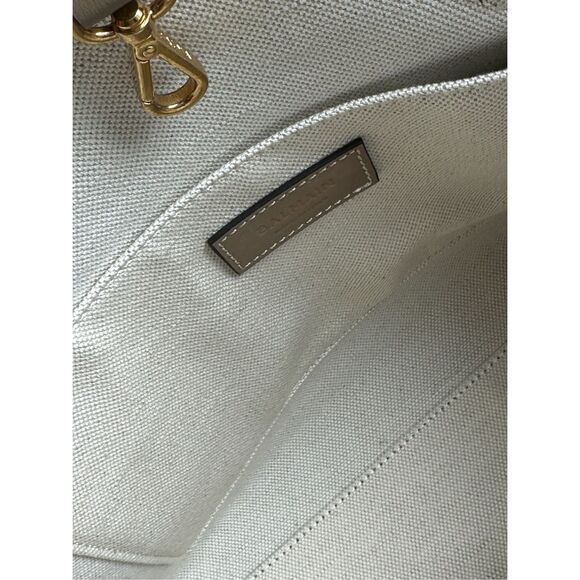 BALMAIN Khaki & Black B-Army 36 Monogram Jacquard Tote $1495 - Picture 4 of 13